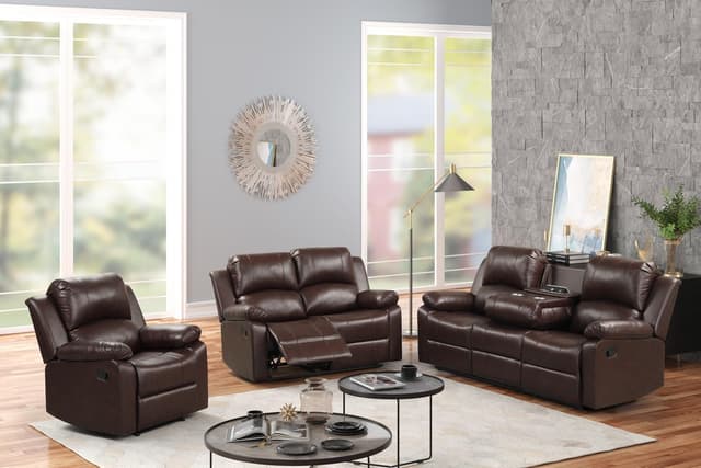 Westwood 2pc - Brown Air Leather — photo 1
