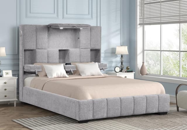 Helix - Queen Bed - Grey — photo 2