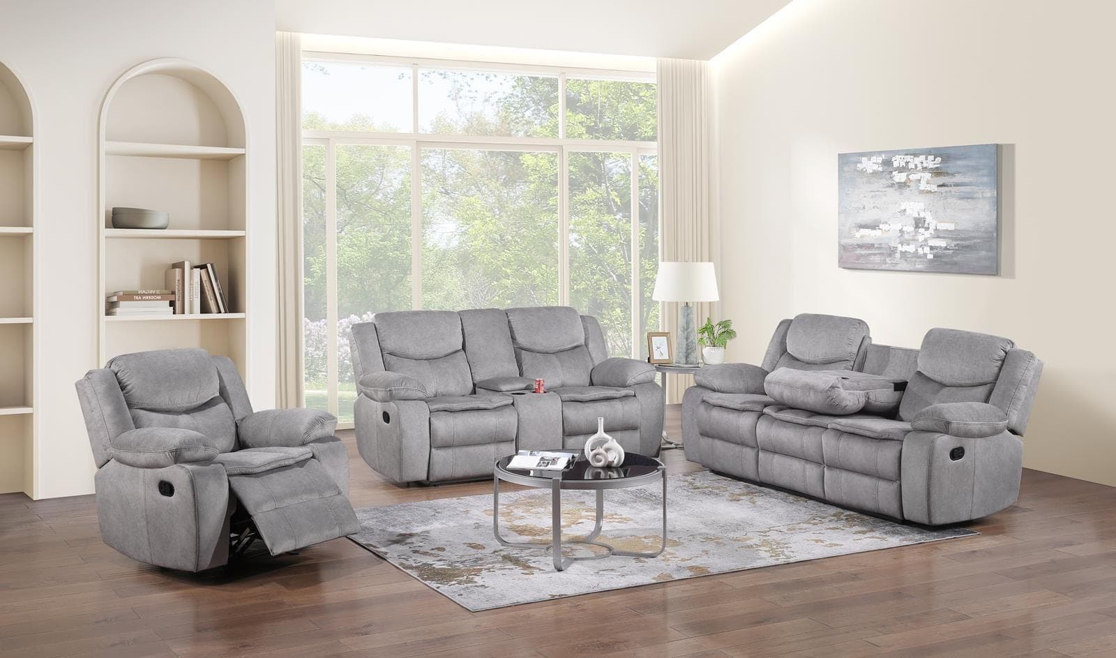 Emerson - Loveseat - Silver Grey