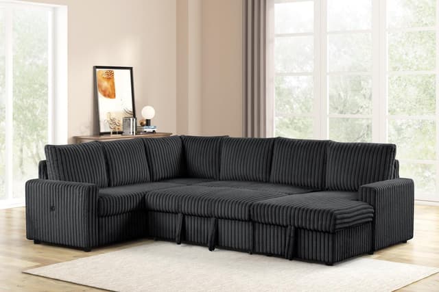 Tulia - Sectional - Black — photo 4