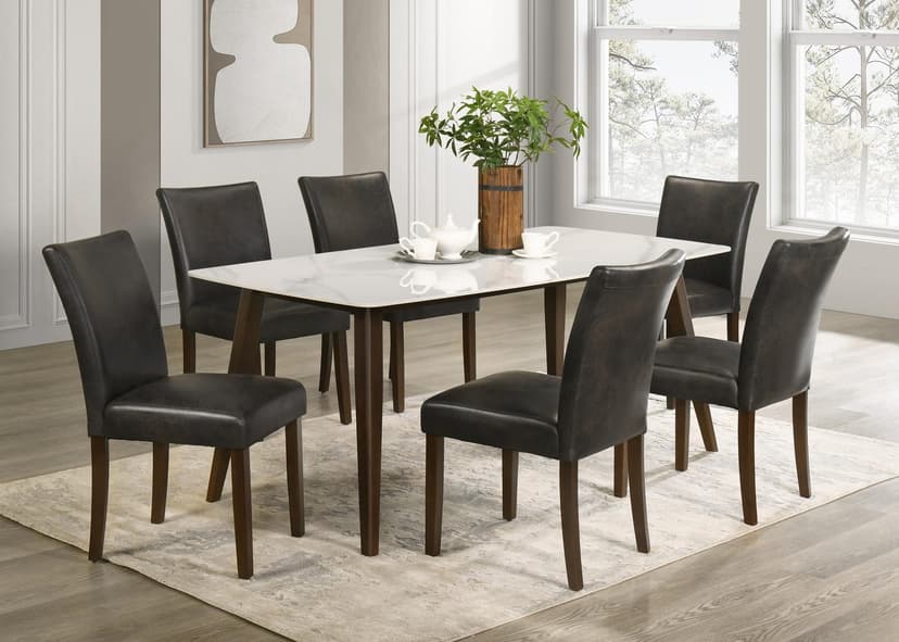 Levant - 7pc Dining Set - Brown