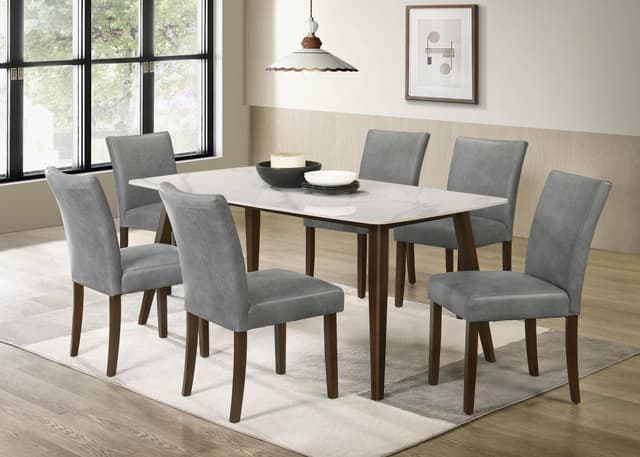 Levant -7pc Dining Set - Grey — photo 1