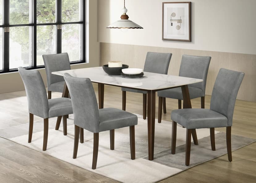 Levant -7pc Dining Set - Grey