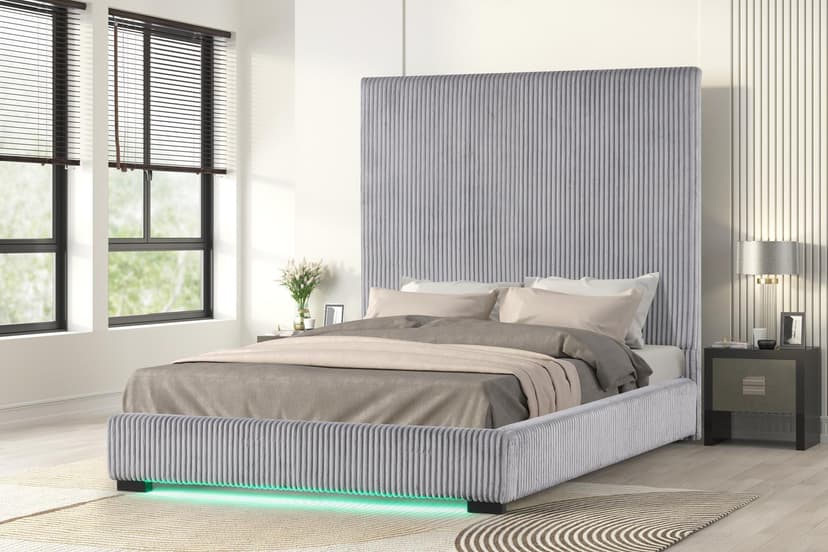 Sally - Queen Bed - Grey