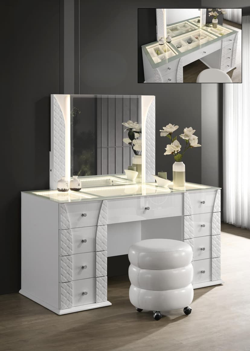 Flora - Vanity - White