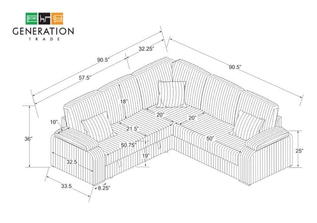 Studio - Sectional - Beige — photo 3
