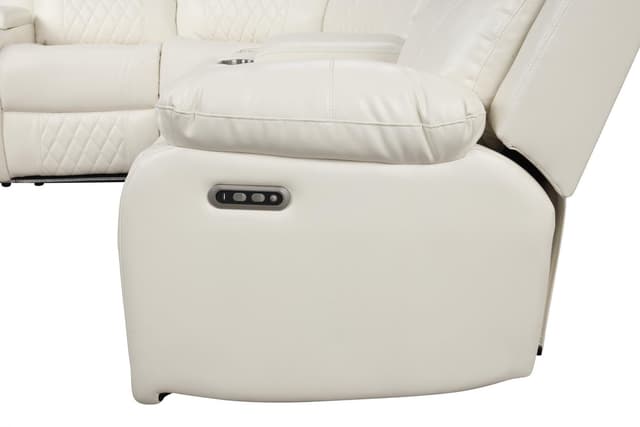 Bravo - Power Sectional - White — photo 2
