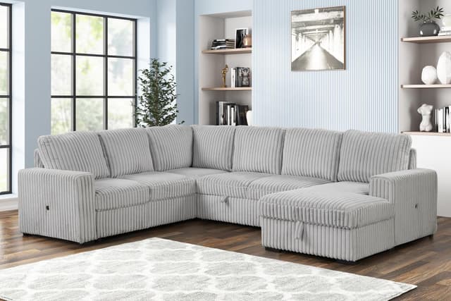 Divine - Grey - Sectional — photo 1