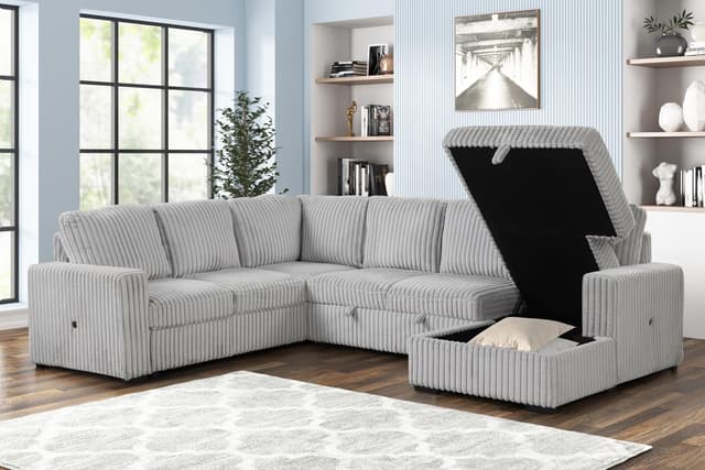 Divine - Grey - Sectional — photo 2