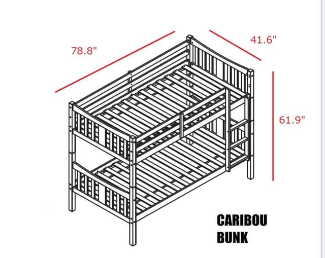Caribou - T/T Bunkbed - Dark Oak — photo 2