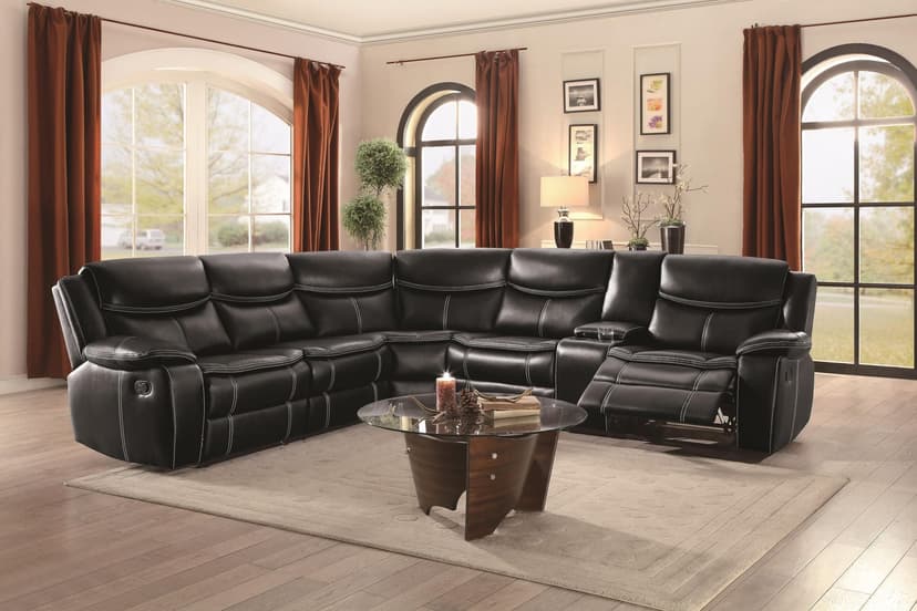 Emerson - Sectional - Black