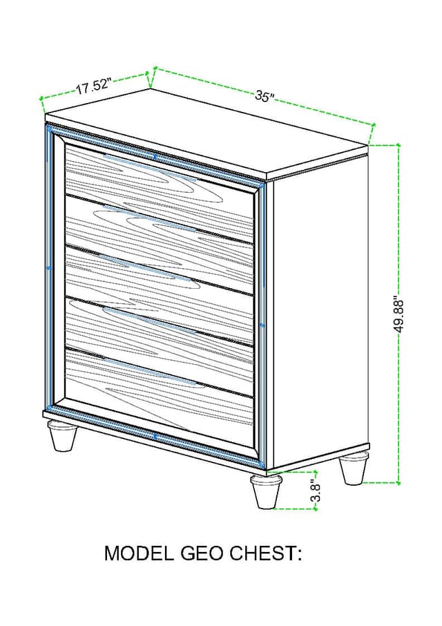 Geo - Chest - White — photo 2