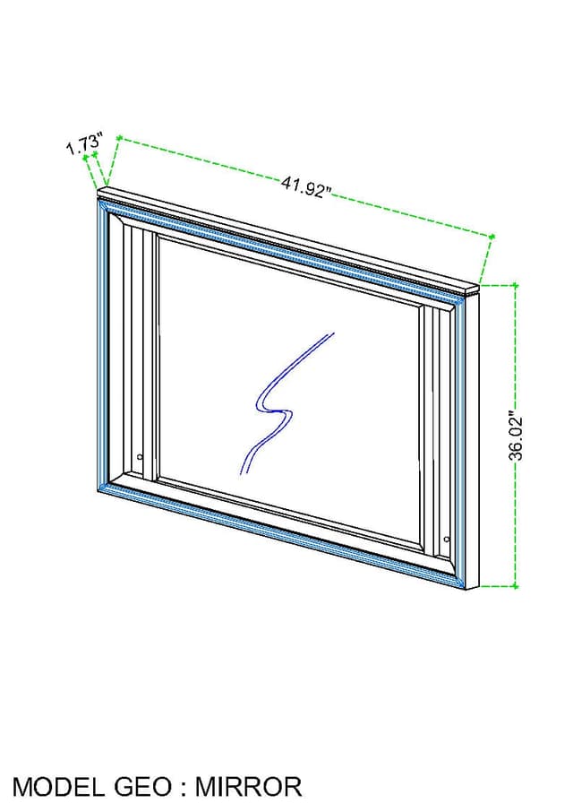 Geo - Mirror - White — photo 2