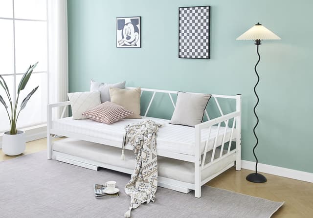 Pop Up - Twin / Twin Bed - White — photo 1