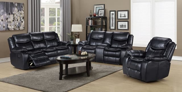 Emerson - Loveseat - Black — photo 1
