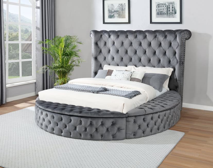 Serene Nest - Queen Bed - Grey
