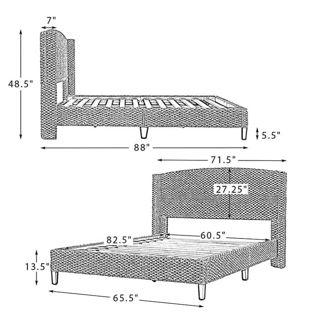 Araldo Standard Queen Bed — photo 6