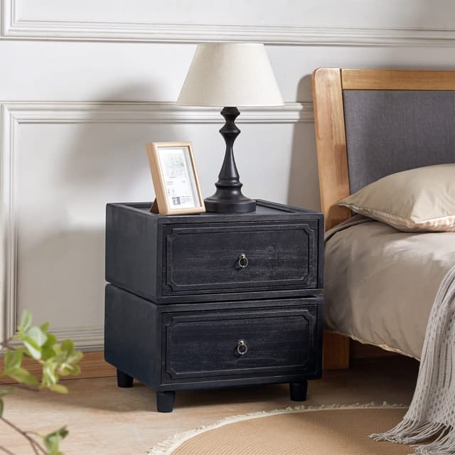 Nicole 2-Drawer Nightstand — photo 2