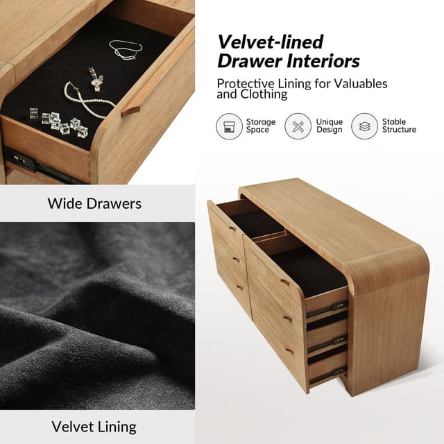 Egon 6-Drawer Dresser — photo 7
