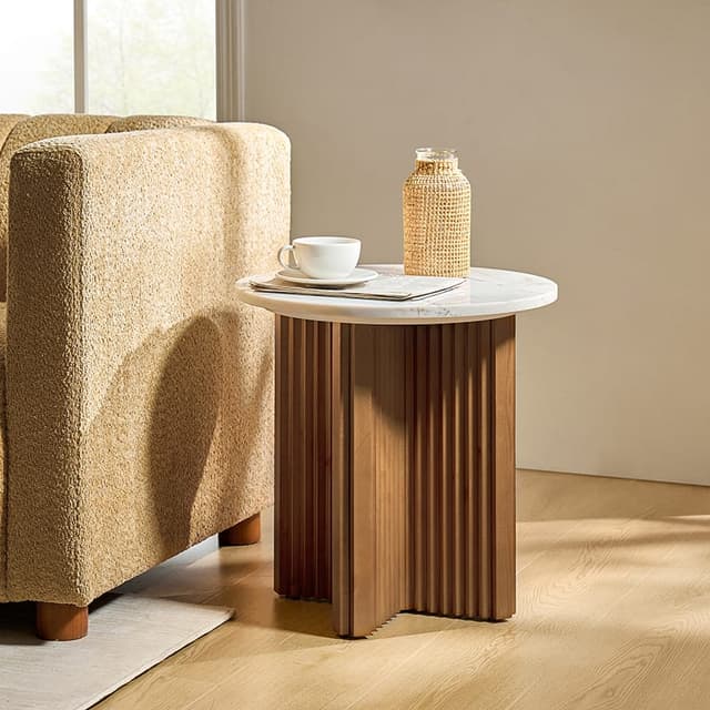 Roland Marble End Table — photo 2