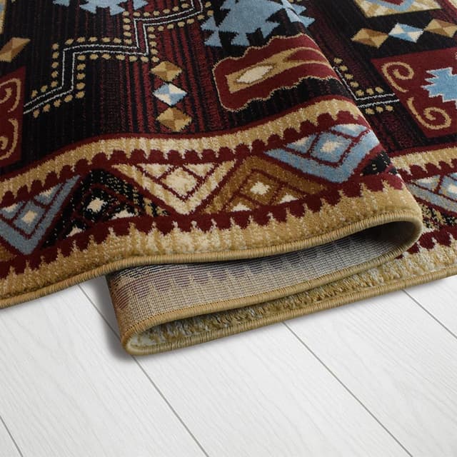 Great West Area Rug SW-H5271 D.Brown Rose — photo 3