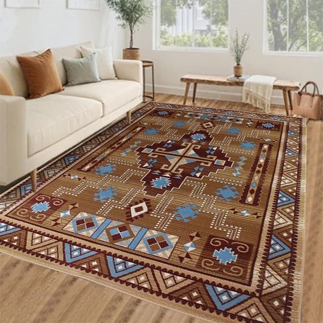 Great West Area Rug SW-H5271 Brown Rose — photo 3