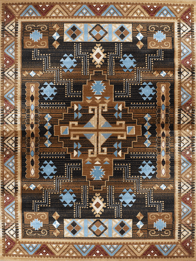 Great West Area Rug SW-H5271 Brown Beige — photo 1