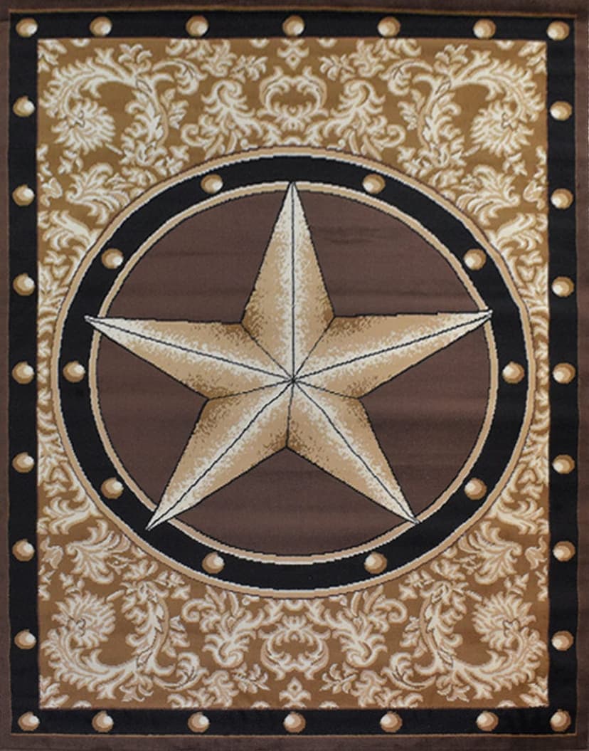 X-3 Area Rug TS-H5284 Brown