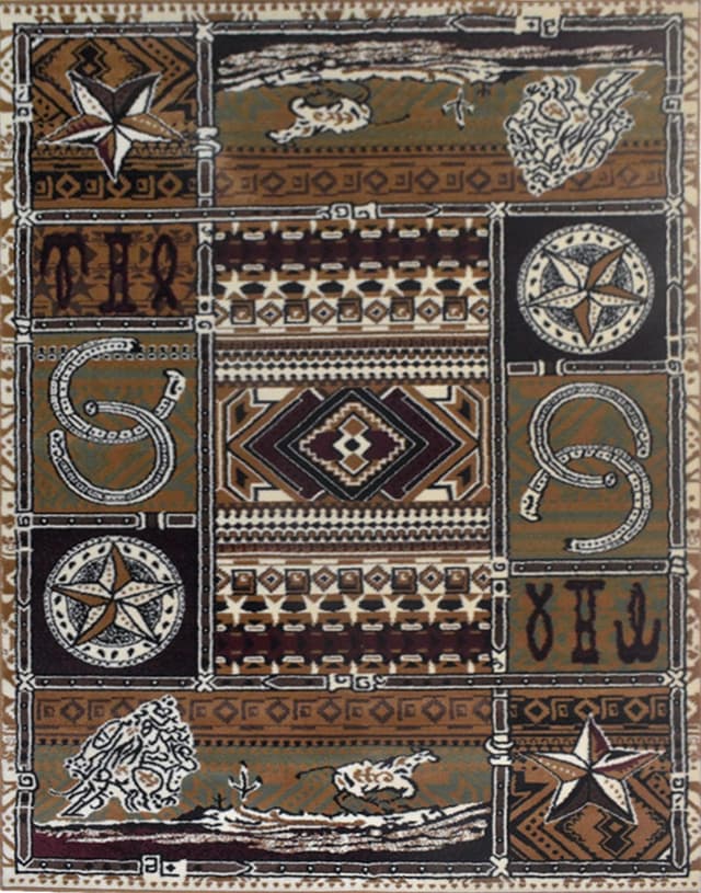 X-3 Area Rug WRGLR-H5296 Beige Brown — photo 1