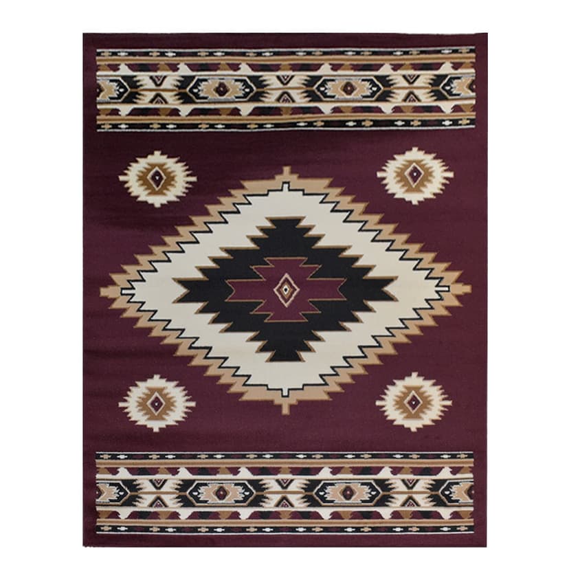 X-3 Area Rug SW-H5240 D.red