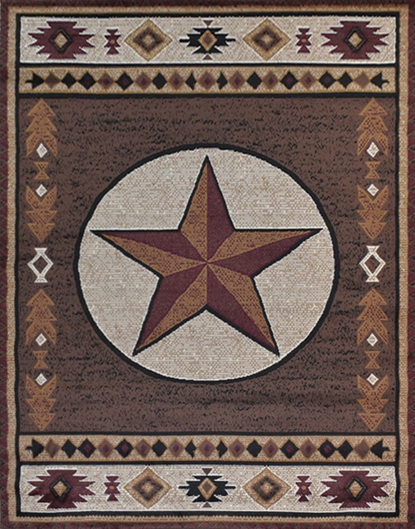 X-3 Area Rug TS-VR1304 Brown Beige