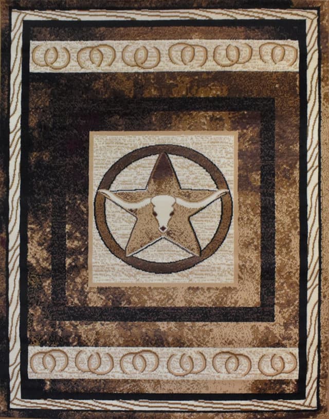X-3 Area Rug TS-H5289 Brown — photo 1