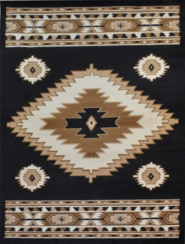 X-3 Area Rug SW-H5240 Black — photo 1