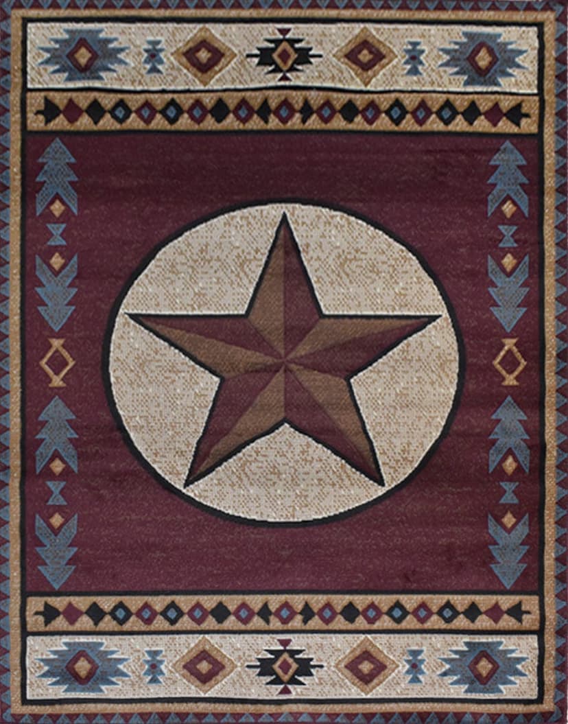 X-3 Area Rug TS-VR1304 Rose Brown