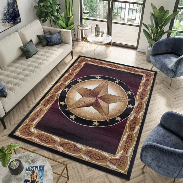 X-3 Area Rug TS-H5273 Brown Black — photo 2