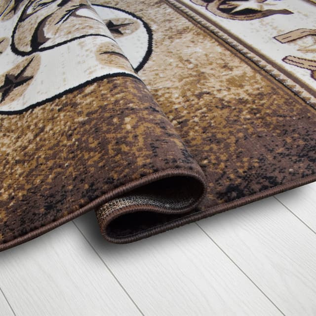 X-3 Area Rug WRGLR-H10009 Brown Beige — photo 3