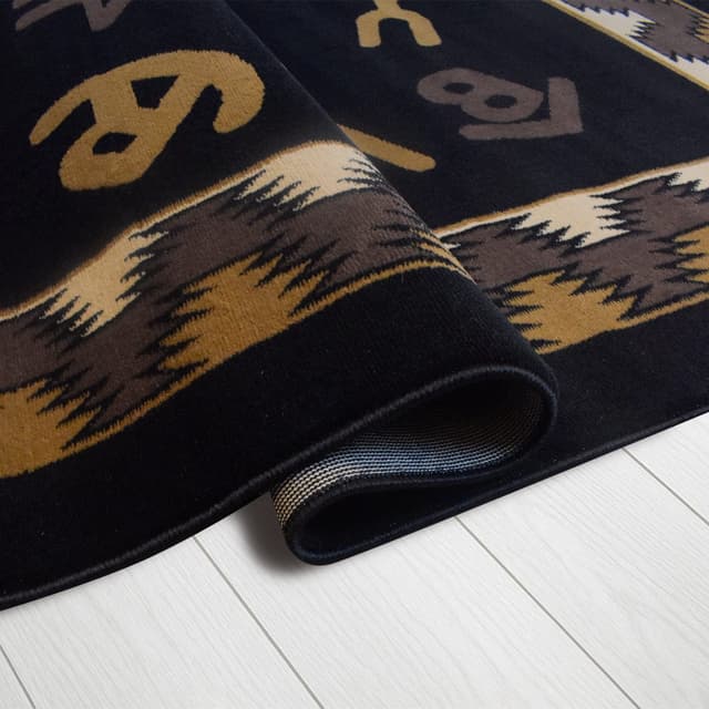 X-3 Area Rug WRGLR-H5239 Black/Brown — photo 3