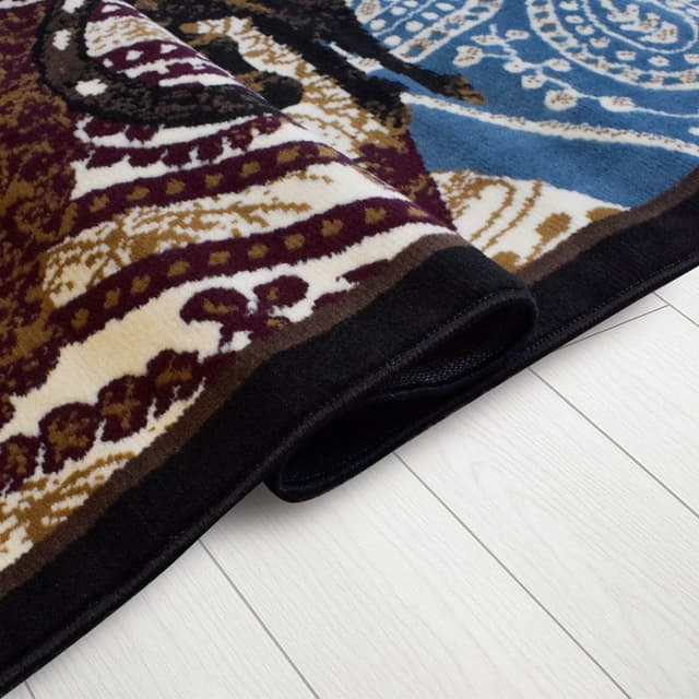 X-3 Area Rug WRGLR-H10010 Rose Blue Beige — photo 3
