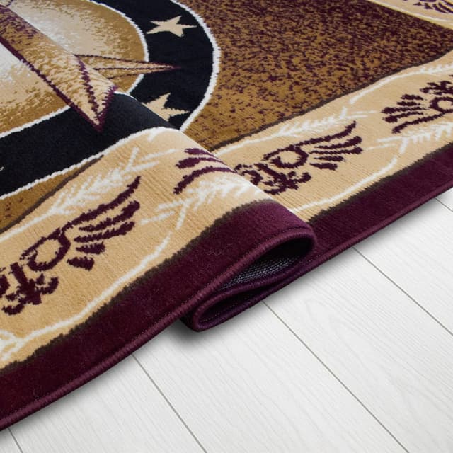 X-3 Area Rug TS-H5273 Rose Black — photo 3