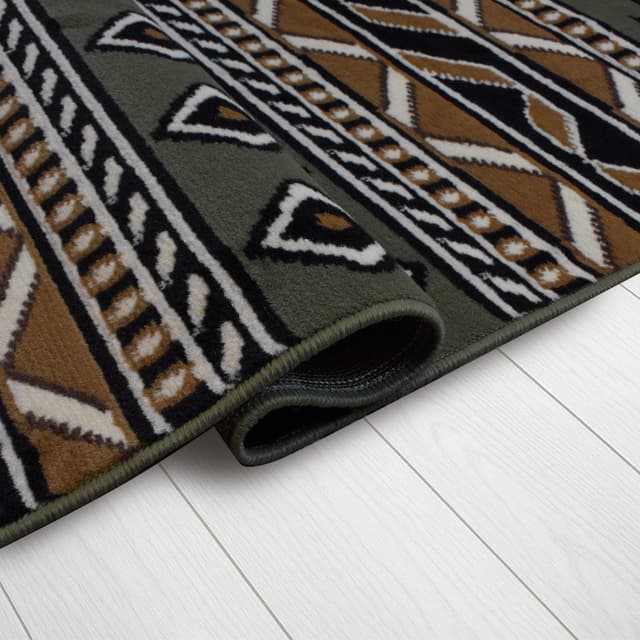 X-3 Area Rug SW-H5285 Green Black — photo 3