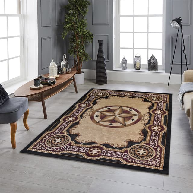 X-3 Area Rug TS-H5270 Black — photo 2