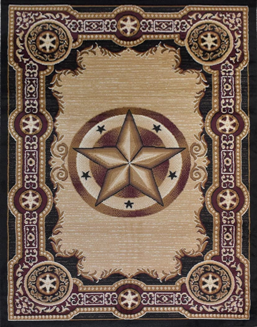 X-3 Area Rug TS-H5270 Black