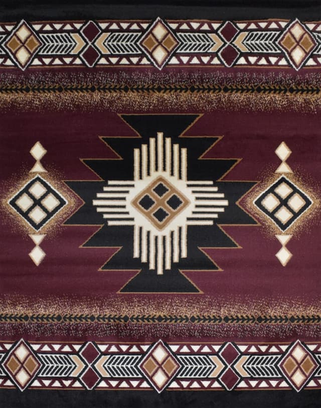X-3 Area Rug SW-H5228 Red/Black — photo 1