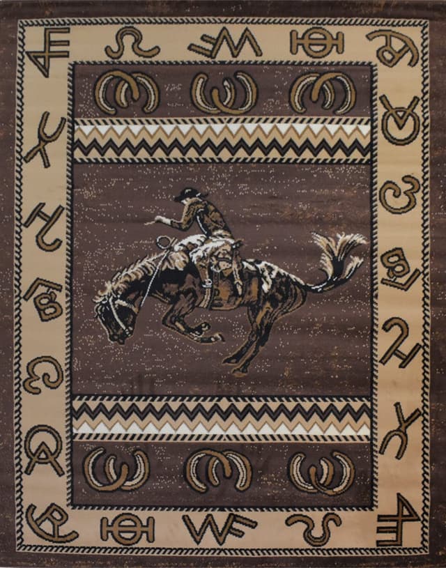 X-3 Area Rug PH-10006 Brown — photo 1