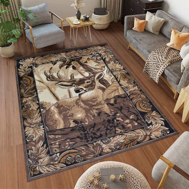 X-3 Area Rug SAF-H5249 Brown — photo 2
