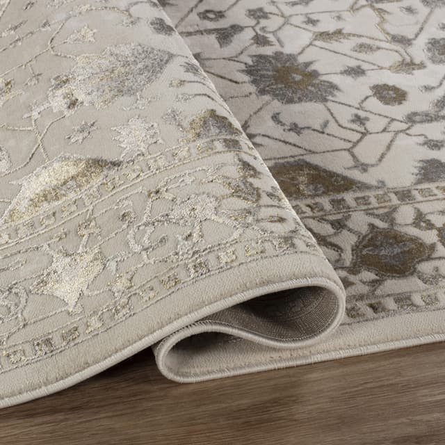 Viana 6344 Area Rug White/Gold — photo 3