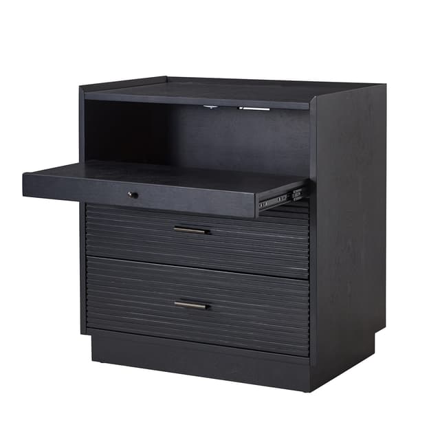 Lorenz Nightstand with USB and LED Light — photo 6