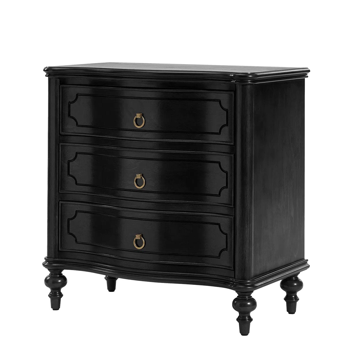 Alois 3-Drawer Nightstand
