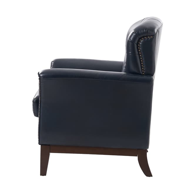 Nicole Traditional Genuine Leather Chair — photo 5