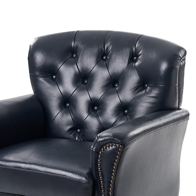 Nicole Traditional Genuine Leather Chair — photo 6